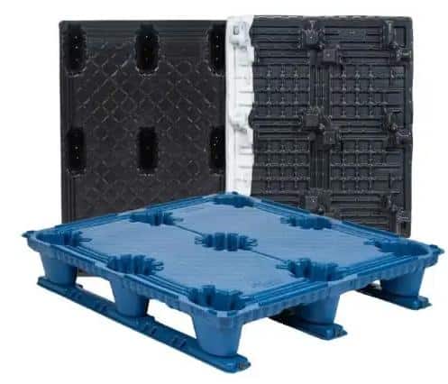Dimensões pallets de plástico