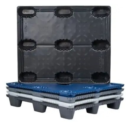 : Uso de pallet de plástico